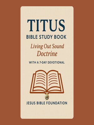 cover image of Titus Bible Study Book